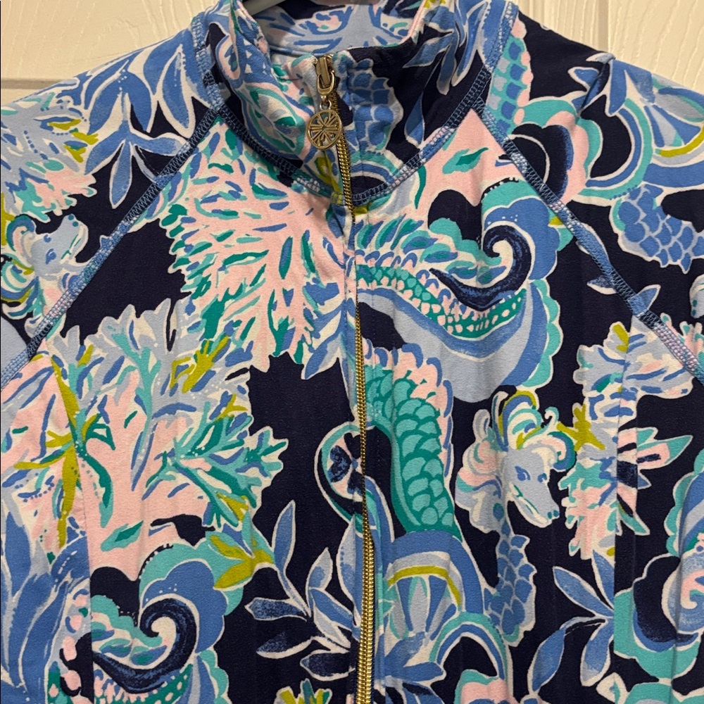 Lilly Pulitzer Luxletic  zip up - Picture 2 of 5